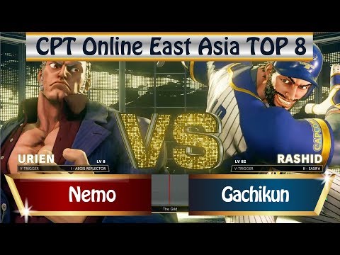2019 SFV CPT Online East Asia - Top 8｜Liquid Nemo (Urien) vs RED BULL Gachikun (Rashid)
