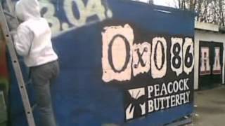 OXO 86 & PEACOCK BUTTERFLY 13.04.2012 @ GARAGE LÜNEBURG