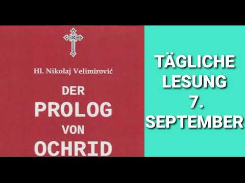 Der Prolog von Ohrid vom 7. (20.) September
