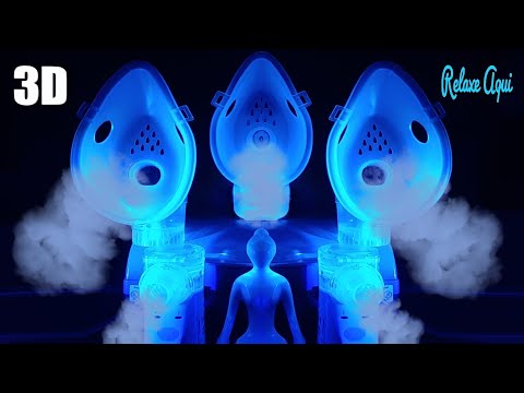 ASMR Aerosol 3D (Five nebulizers) Amazing white noise for sleep 💤💤