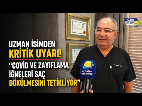 Uzman isimden kritik uyarı! "Covid ve zayıflama iğneleri saç dökülmesini tetikliyor"