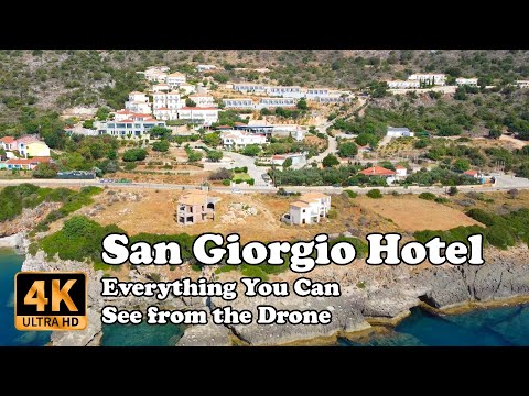 San Giorgio Hotel Kefalonia (Cephalonia) from Drone in 4K