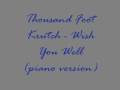 Thousand Foot Krutch - Wish You Well (piano ...