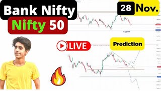 📈 Nifty Prediction & BankNifty Analysis for 28- Nov | Nifty Tomorrow | BankNifty Tomorrow |