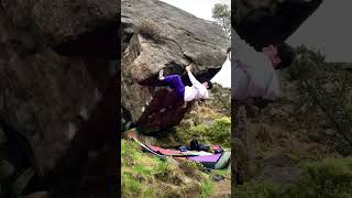 Video thumbnail of Jason’s Roof, 8A. Crookrise