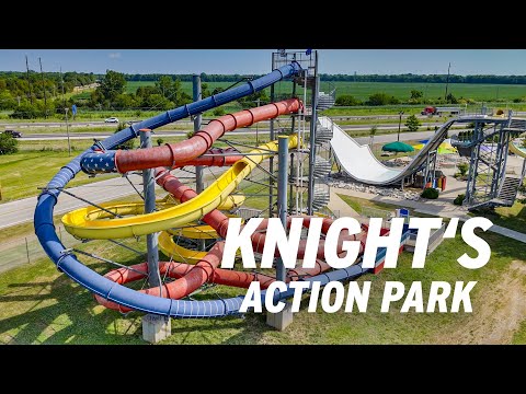 All Big Waterslides at Knight's Action Park Springfield IL [2024 POV]