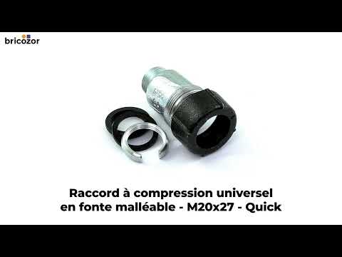 Raccord à compression universel - filetage mâle - GeboQuick GEBO