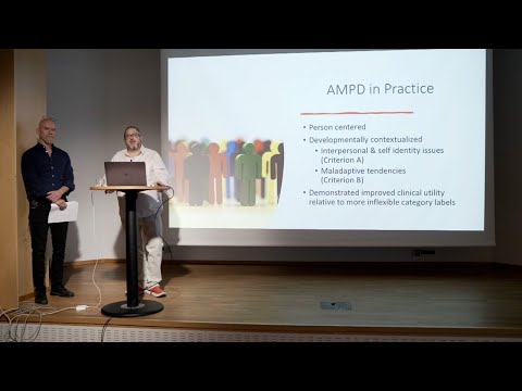 Robert Krueger föreläser i Halland om dimensionell psykiatrisk diagnostik 220602. Engelskspråkig.