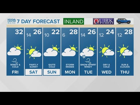 NEWS CENTER Maine Weather Video Forecast