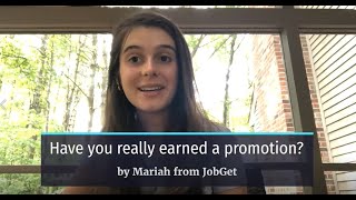 Have You Really Earned a Promotion?
