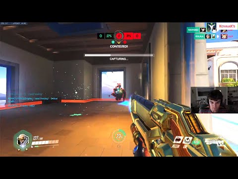 Jake Pro Soldier 76 gameplay on Ilios! [ Overwatch Season 33 Top 500 ]