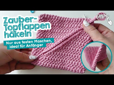 Super easy crochet magic potholders, even for beginners! #potholders #pot gloves #beginner crochet