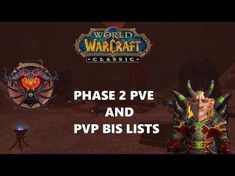 Warlock Phase 2 PVE and PVP BIS LISTS
