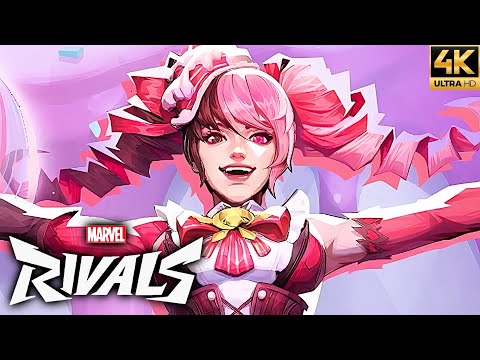 Marvel Rivals - Luna Snow (Cherry Delight Skin) Gameplay Showcase (4K 60FPS)