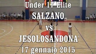 preview picture of video 'Basket Under 17 Elite SALZANO vs JESOLOSANDONA' 17/01/2015'