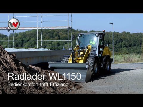 Wacker WL1150, frontal loader
