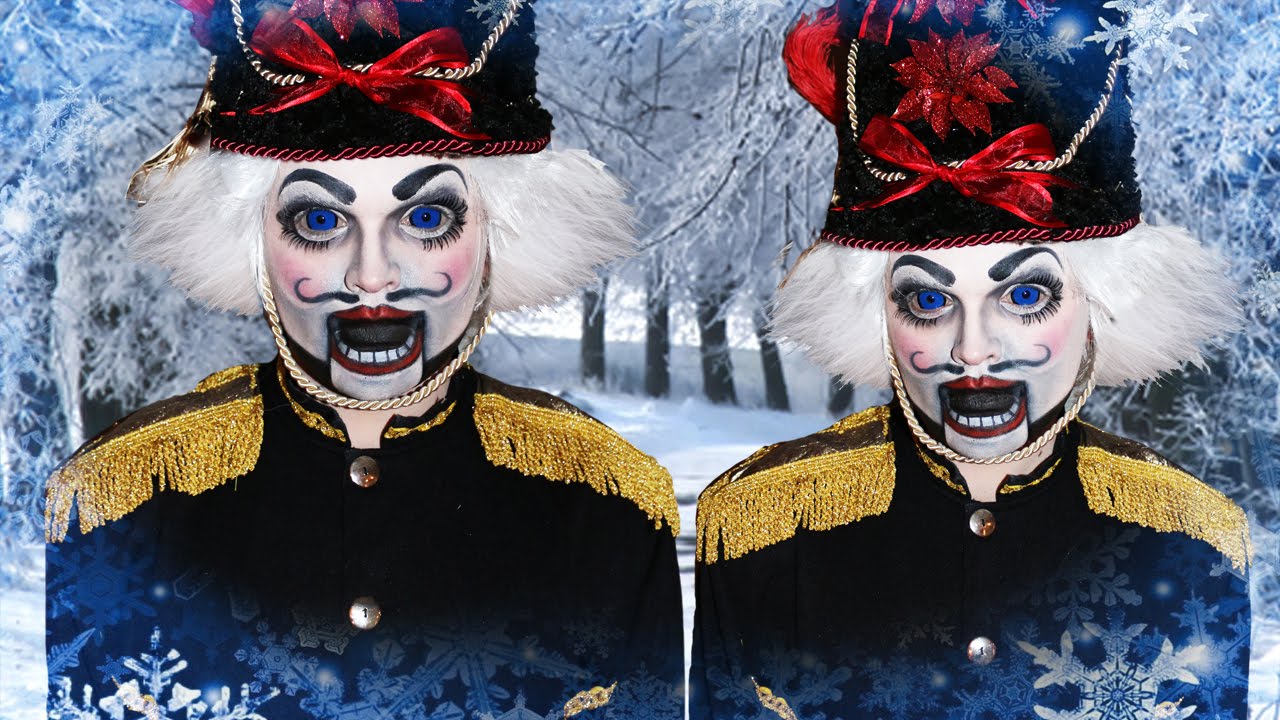 The Nut Cracker / Toy Soldier - Christmas Makeup Tutorial!