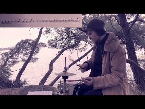 4 Way Coordination Practice Brush / Hi-hat & Snare / 166 Bpm / Swing 8