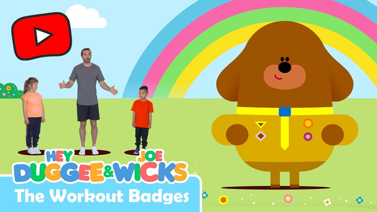 Hey Duggee & Joe Wicks: The Rainbow Reach Badge  | The Workout Badges