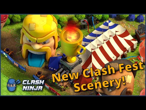 New Clash Fest Scenery | Clash of Clans