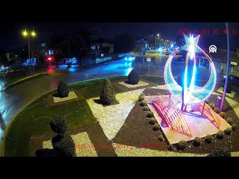 Sakarya'daki trafik kazaları KGYS kameralarınca görüntülendi