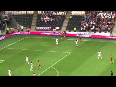 Zostrih zo stretnutia Hull City AFC - AS Trenčín 2:1 (1:1)