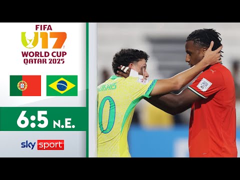Elferkrimi ums Final-Ticket! | Portugal - Brasilien | U17-WM 2025 Highlights | Halbfinale