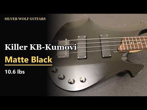 Killer KB-Kumovi Bass - Matte Black - Toshiya Vulture-Style - Made in Korea(240002) image 12