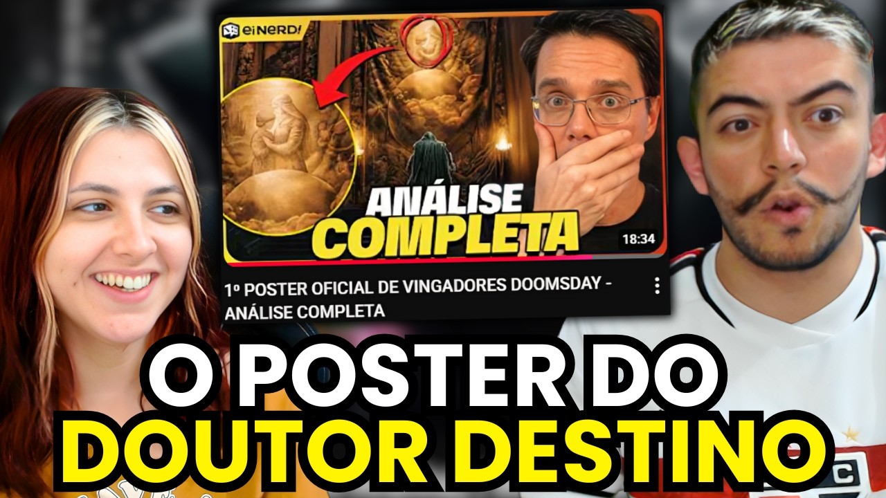 1⁰ POSTER OFICIAL DE VINGADORES DOOMSDAY - ANÁLISE COMPLETA | react