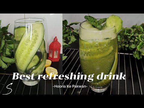 Cucumber Cooler 👉Refreshing Drink recipe for iftar|Ramadan Recipes by Hooria ke Pakwan