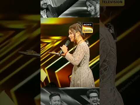 Arunita kanjilal sweet moment🥀 stage performance💓 #indianidol13 #indianjournalist #love