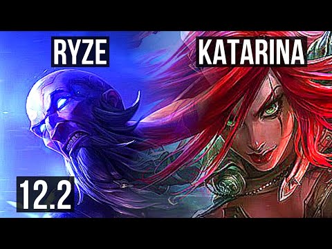 RYZE vs KATARINA (MID) | Rank 2 Ryze, 4/1/9 | TR Grandmaster | 12.2