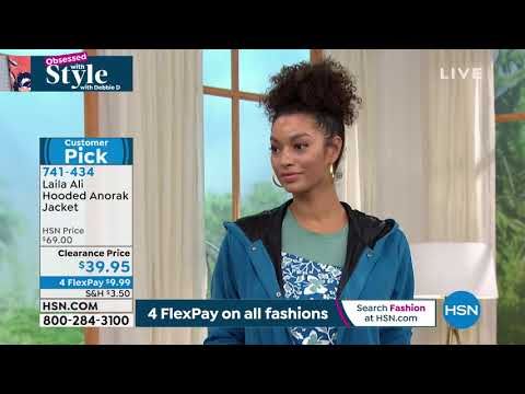 Laila Ali Hooded Anorak Jacket