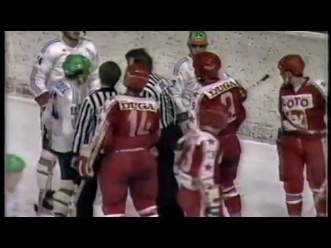 KHK Crvena zvezda  - HK Olimpija (sezona 1984/85) 1. deo