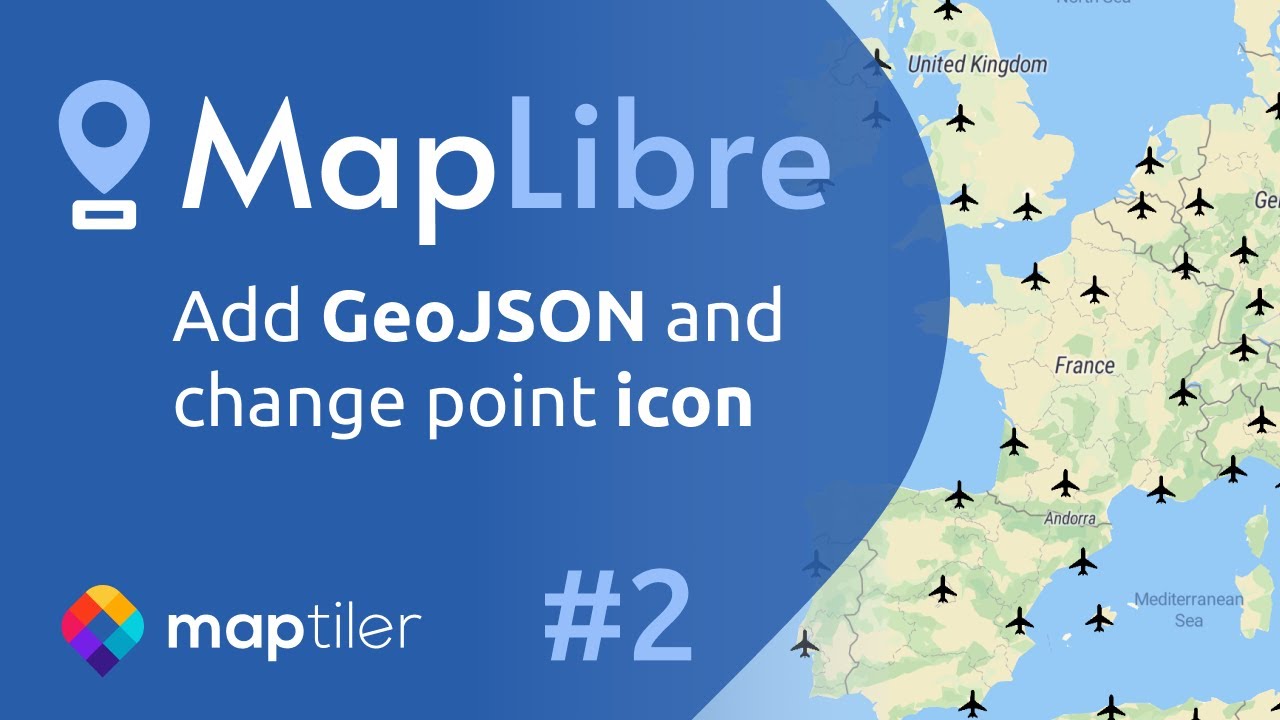 MapLibre | Add GeoJSON to your map and change a point icon using JavaScript #2