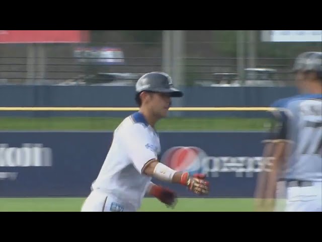 【ファーム】ファイターズ・清水 直球を完璧に捉える3号ソロ!! 2017/8/25 F-DB(ファーム)