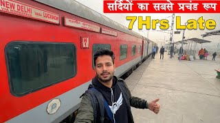 Premium Lucknow to New Delhi AC super fast Express * Bawal Journey the *
