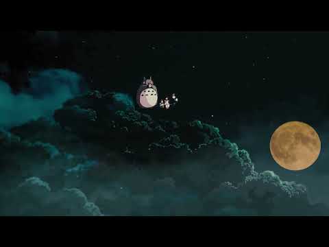 [Piano x ASMR🎧] My Neighbor Totoro | In the woods of the night sky full of clouds and fog