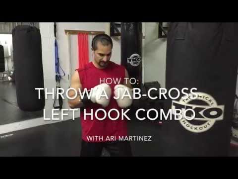 How to throw a Jab-Cross-Left Hook Combination