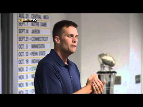 Tom Brady Visits Michigan Athletic Campus