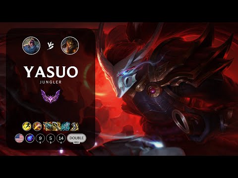 Yasuo Jungle vs Jarvan IV - NA Master Patch 13.16
