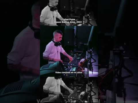 Cristian Poow en Moscú Buenos Aires (2022) #musicaelectronica