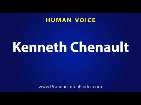How To Pronounce Kenneth Chenault