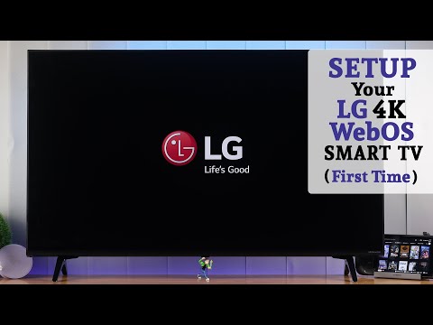 LG NanoCell 4K TV: How To Setup For The First Time! [WebOS Smart LED TV]