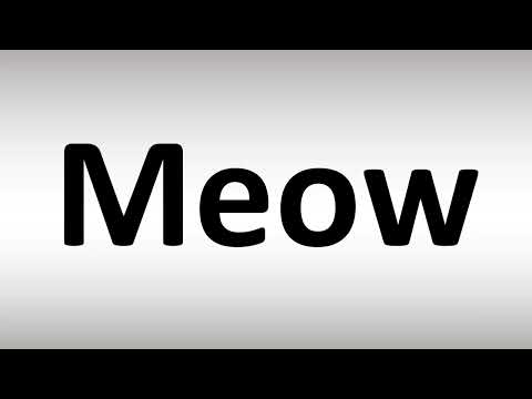 How to Pronounce Meow