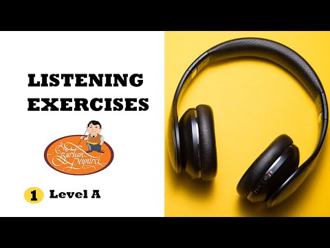 Listening: The Note-Taking Exercises - Easy English Lesson (Level A)