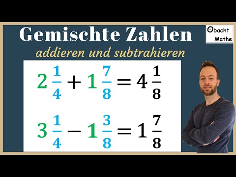 Adding and subtracting mixed numbers/fractions | Quick & easy explanation | FRACTIONS | Watch out...