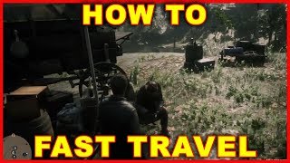 Red Dead Online: How to Fast Travel