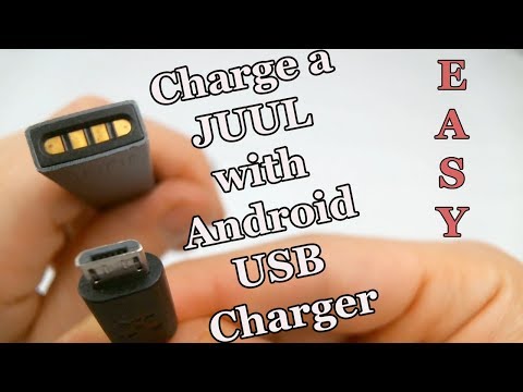 Part of a video titled How to Charge a Juul Without a Charger (Using an Android Charger)