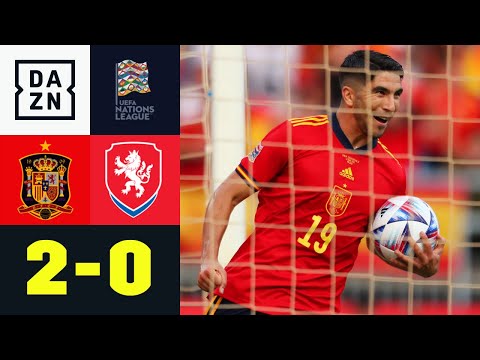 O Soler Mio! Spanien zieht an Portugal vorbei: Spanien - Tschechien 2:0 | UEFA Nations League | DAZN